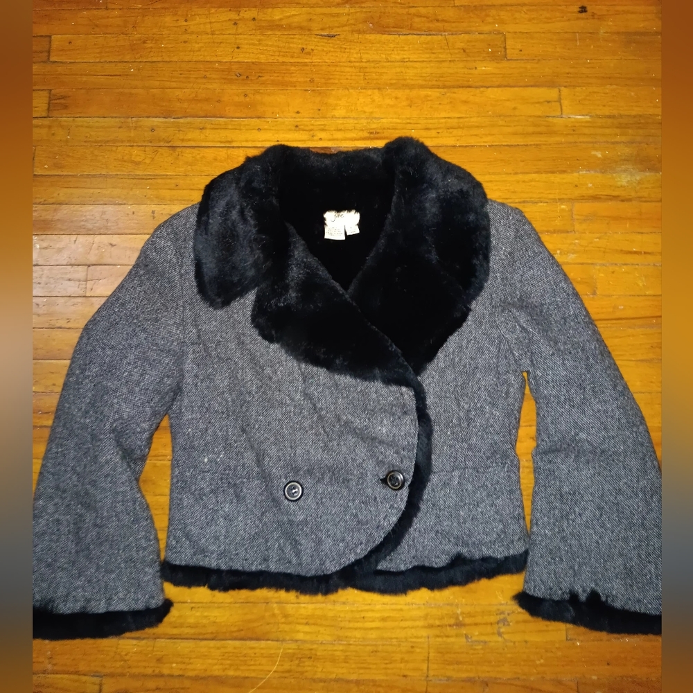 June fur lined blazer